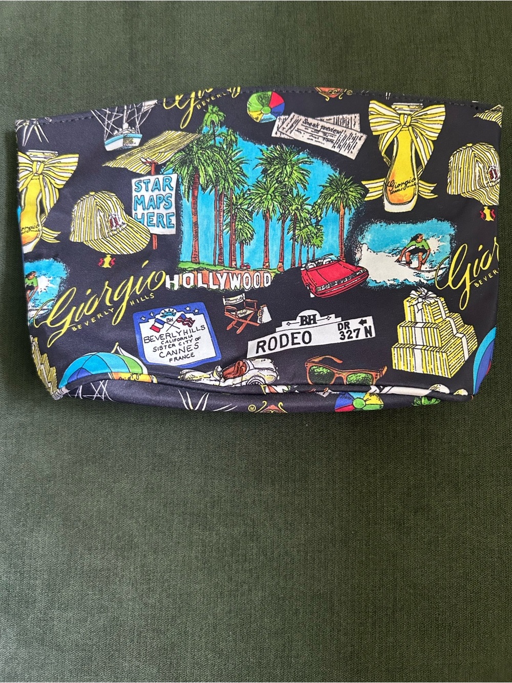 Y2K vintage Nicole Miller Cosmetic Pouch